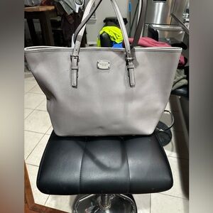Michael Kors Light Gray Tote Bag